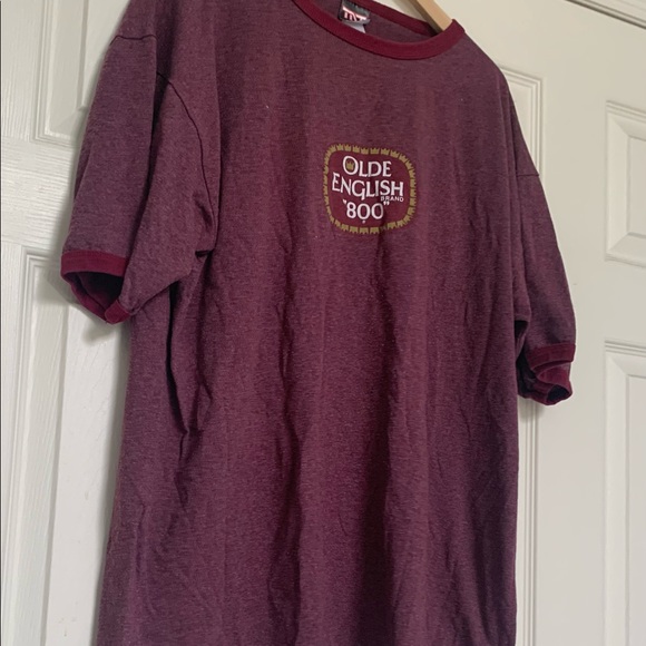 Vintage 1980s Olde English 800 Ringer Tee - Picture 3 of 6